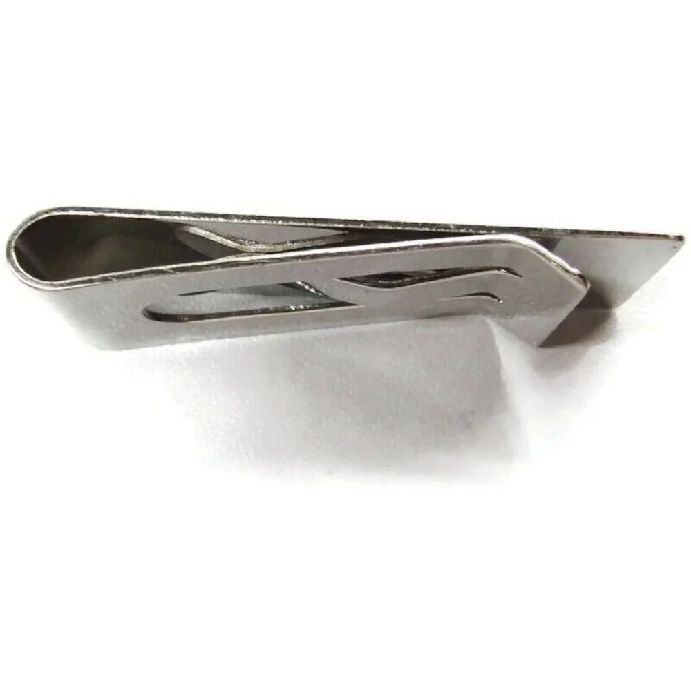 Classic Solid Design Money Clip Stainless Steel Wallet Credit Card Cash ID